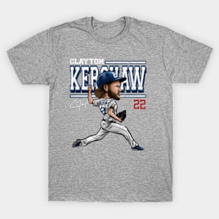 Clayton Kershaw Los Angeles D Cartoon T-Shirt